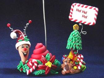 Handmade with glazed Fimo. Nickel and silver wire are used for final details. Each Item can be personalized or the note can bring a special message. (Please, specify it with your order)