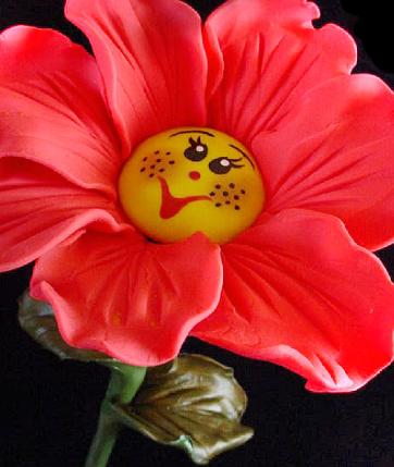 Polymer Flower Stick, �MJ Crafts Design Studio