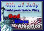 4th of July Independence Day- God Bless America!